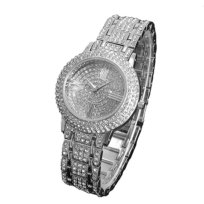 Zeiger Women Watches Full Crystal Bracelet Golden/Silver Ladies Watches