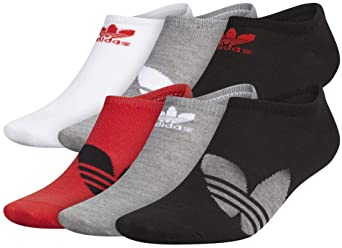 adidas Originals mens Trefoil Superlite No Show Socks (6-pair)