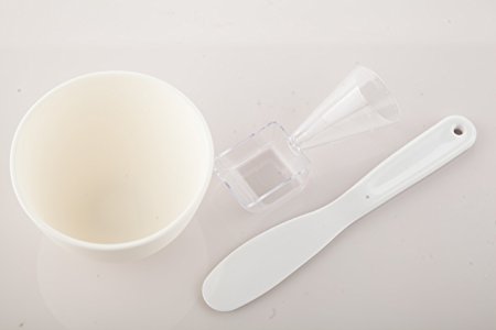 Beauty Artisan SMALL Flexible Rubber Bowl Facial Mask Bowl Silicone mix (White)