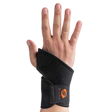 OrthoStep Black Wrist Brace