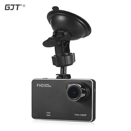 GJT®T161 2.7" Slim Car Camera Full HD 1080P 170 Degrees Vehicle DVR Accident Video Recorder Dashcam Road Dash Cam Video Recorder Parking Monitor Night Vision G-sensor HDMI(BLACK)