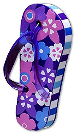Tenna Tops Purple Flip Flop Sandal Car Antenna Topper / Antenna Ball / Mirror Dangler