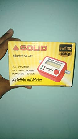 Webshoppers Satellite Signal Finder Db Meter For Full HD Dish TV Network Setting (Sf,48)
