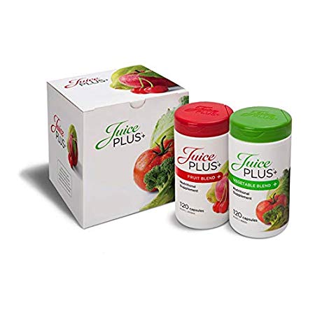 Juice Plus  Fruit & Vegetable Blend - 4 Pack (120 Capsules/Bottle) - 4 Month Supply
