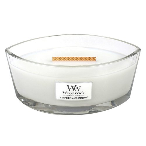 WoodWick Campfire Marshmallow HearthWick Flame Large Scented Candle by