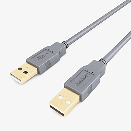JewMod USB Cable,USB 2.0 A to A Cable Type A Male to Male Cable Cord for Data Transfer Hard Drive Enclosures, Printers, Modems, Cameras (25FT)