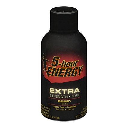 5 Hour Energy and 5 Hour Extra Strength, Combo Pack, 2-Fluid Ounces Box, 24-Count