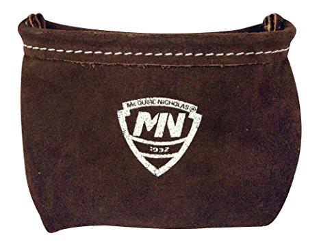 McGuire Nicholas 039S Single Pocket Pouch with Belt Clip in Tan Suede Leather