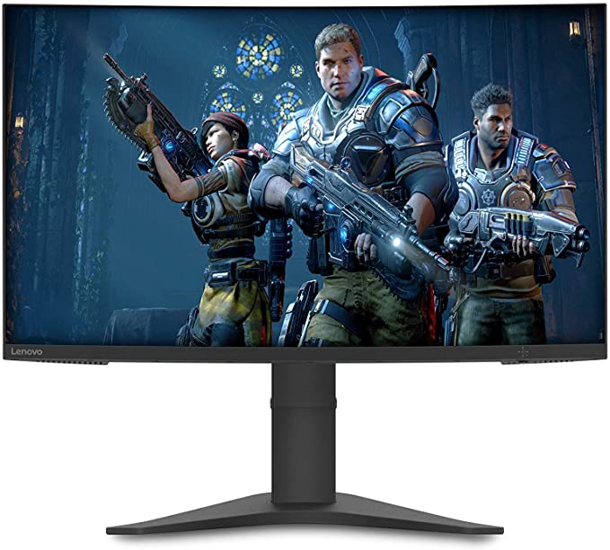 Lenovo G27c-10 27 inch Full HD Curved Gaming Monitor (16:9 Aspect Ratio, up to 165 Hz, 1ms MPRT), Tilt/ Height Adjustable stand - Raven Black