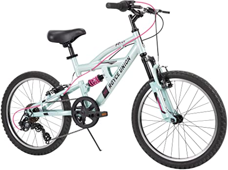 Royce Union Kids Aluminum Mountain Bike, Dual Suspension, 6-Speed 20inch, RTX