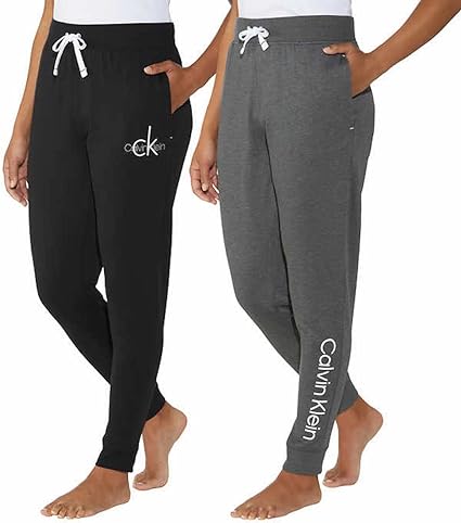 Calvin Klein Women's 2 Pack French Terry Joggers