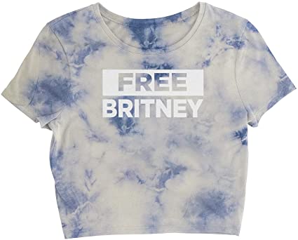 Expression Tees Free Britney Womens Cropped T-Shirt