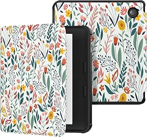 MoKo Case for Kobo Libra Colour 7" 2024 Release, Ultra Slim Lightweight with Auto Wake/Sleep Cover Folio Case for Kobo Libra Colour 7" 2024, Agave Green