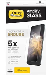 OtterBox AMPLIFY GLASS Screen Protector for iPhone 13 mini (ONLY) - CLEAR (GEN 2)