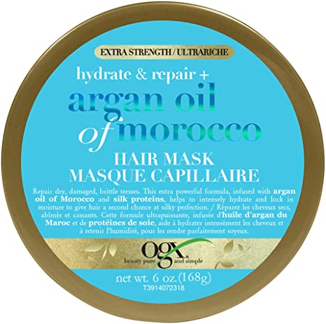 OGX Hydrate & Repair Argan Oil Of Morocco Hair Mask With Extra Strength, 172g