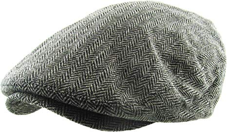 Newsboy Ivy Ascot Hat Wool Blend Gatsby Plaid Patch Herringbone Golf Driving