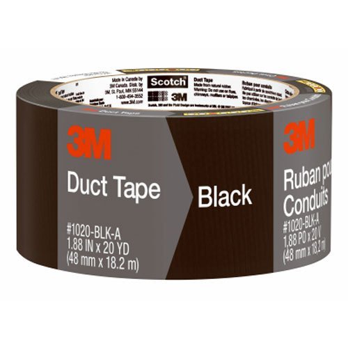 Scotch Durable Duct Tape, Black, 1.88-Inch by 20-Yard