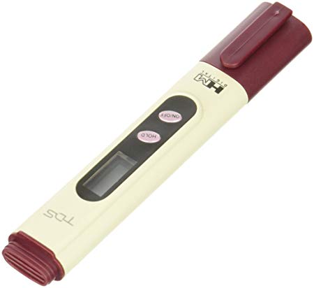 HM Digital TDS-4 Pocket Size TDS Tester Meter Without Digital Thermometer, 0-9990 PPM Measurement Range, 1 PPM Resolution, 2-Percent Readout Accuracy