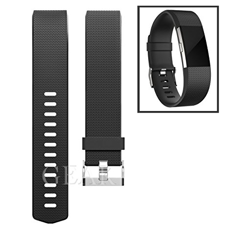 Geak Fitbit Charge 2 Bands, Special edition Replacement bands for Fitbit Charge2, Large Small 12 different colors