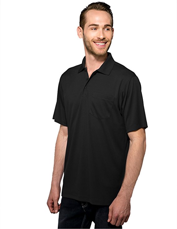 Tri-Mountain K020P Men's Vital Pocket UltraCool Polo Shirt