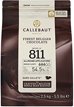 Callebaut Semi Sweet Chocolate 811 2.5 kilograms