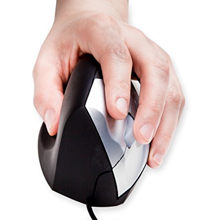 Summit Left Handed Wired Upright Optical Mouse