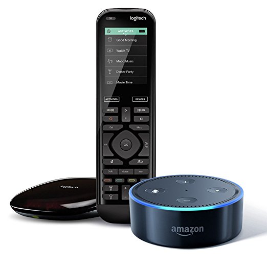 Logitech Harmony Elite   All-New Echo Dot (2nd Generation)