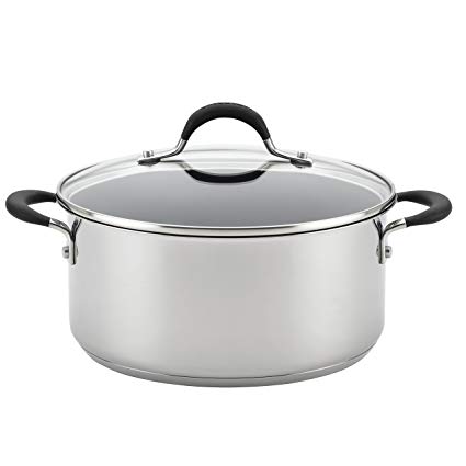 Circulon Momentum Stainless Steel Nonstick 5-Quart Covered Dutch Oven