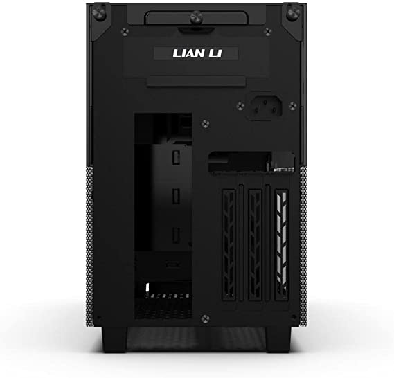 Lian Li Q58 Black Color SPCC/Aluminum/Tempered Glass Mini Tower Computer Case, PCIe 4.0 Riser Card Cable Included - Q58X4