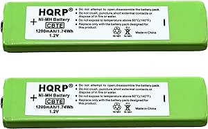 HQRP 2-Pack Battery Compatible with Sony NC-5WM, NC-6WM, WM-701C, 1-528-231-11, WM-RX707, WM-F100, WM-FX675 Replacement