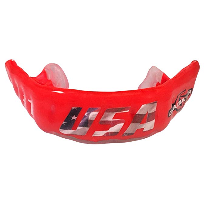 Gladiator Custom Mouthguard Pro Style All Sports Braces, Fully Personalized, Custom fit to Your Mouth