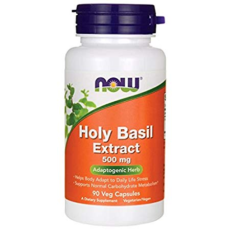 Holy Basil Extract, 500 mg, 90 Vcaps - Now Foods - UK Seller