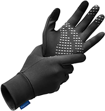 Lightweight Running Gloves, Flexible Winter Gloves for Driving and Daily Use, Touchscreen Thin Gloves for Men Women, Cold Weather Gloves Liners for Thermal