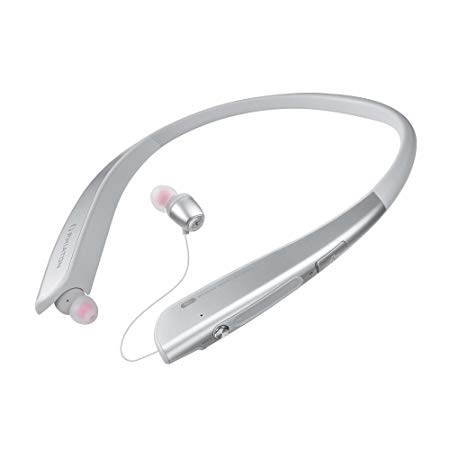 Phiaton BT 150 NC Silver Wireless Active Noise Cancelling & Touch Control Neckband Style Earphones Mic
