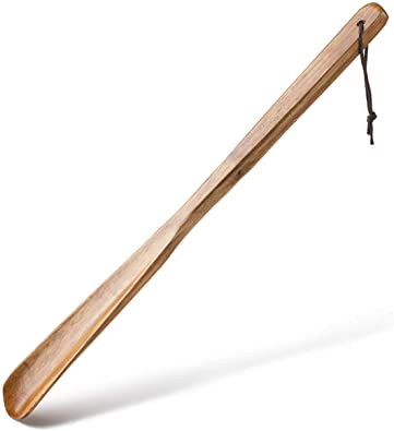 TungSam Shoe Horn,15 inch Wood Long Handle Shoehorn.