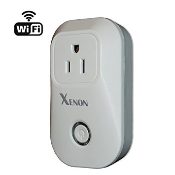 Xenon Smart Plug, Wi-Fi Smart Power Socket Outlet, Turn On/Off Your Electronics from Anywhere,For iPhone Android Phones IOS / Android App