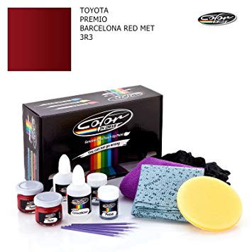 TOYOTA PREMIO / BARCELONA RED MET - 3R3 / COLOR N DRIVE TOUCH UP PAINT SYSTEM FOR PAINT CHIPS AND SCRATCHES / PLUS PACK