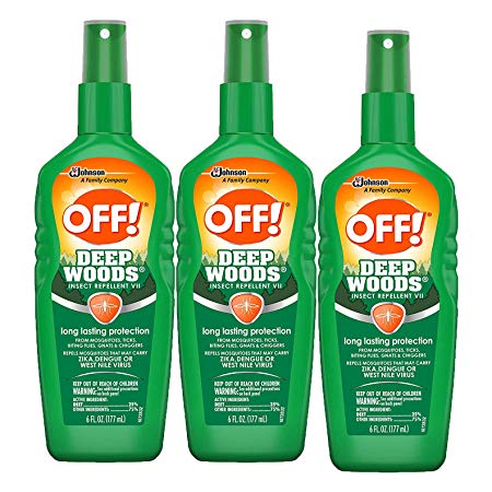 OFF! Deep Woods Insect Repellent VII, 6 oz (3 Count)