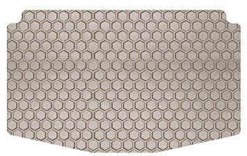 Intro-Tech Hexomat Cargo Area Custom Floor Mat for Select Nissan Murano Models - Rubber-like Compound (Tan)