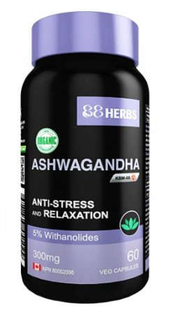 Premium Grade Ashwagandha (KSM-66) – Certified Organic and Non-GMO – 5% Withanolides