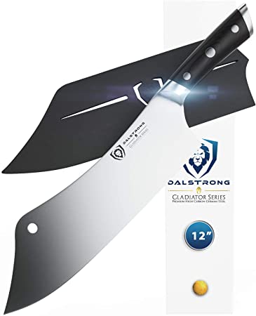 DALSTRONG - 12" Extra-Large 'Crixus' Chef's Knife - Gladiator Series - German HC Steel - 12" w/Sheath