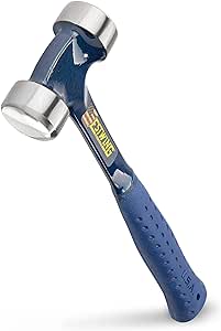 Estwing Lineman's Hammer - 40 oz Electrical Utility Tool with Smooth Face & Shock Reduction Grip - E3-40L , Blue