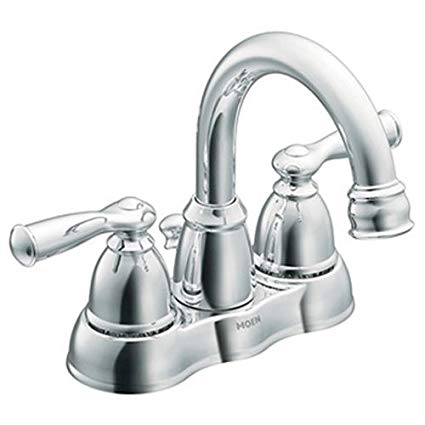 Moen CA84913 Double Handle Centerset Bathroom Faucet from the Banbury Collection, Chrome