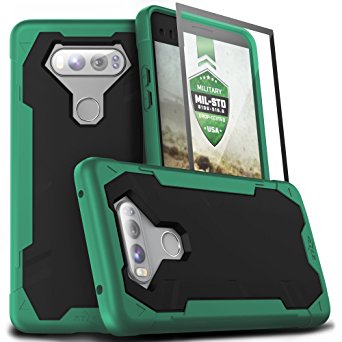 LG V20 Case, Zizo Proton 2.0 Cover [Military Grade Drop Tested] with 0.3m 9H [Tempered Glass Screen Protector] Rugged Case