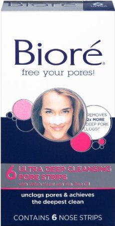 Biore Ultra Deep Cleansing Pore Strips 6 Count