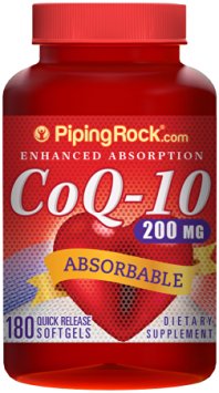 Absorbable CoQ10 200 mg 180 Softgels