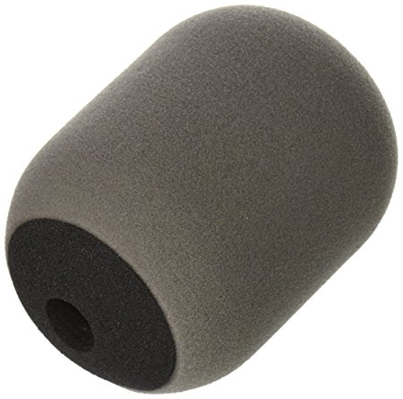 Shure A81WS Gray Large Foam Windscreen for SM81 and SM57, Black