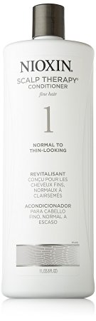 Nioxin Scalp Therapy, Conditioner System-1, Normal to Thin-Looking, 33.8 Ounce