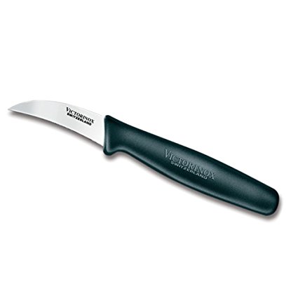 Victorinox Paring Tourne, 2.50" Bird's Beak, Small Black Polypropylene Handle