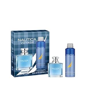 Nautica Voyage 2-Piece Giftset, Eau de Toilette & Deodorizing Body Spray, 1.6oz, 6.0oz